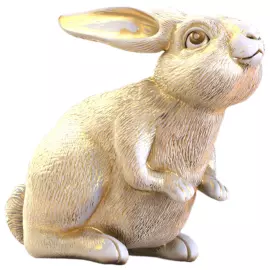 Статуэтка из массива бука "Заяц"